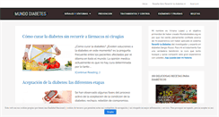 Desktop Screenshot of mundodiabetes.org